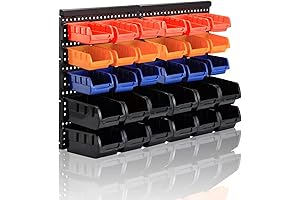 Organize your Tool Screws and Bolts with 30PCS Wall Mounted Bins