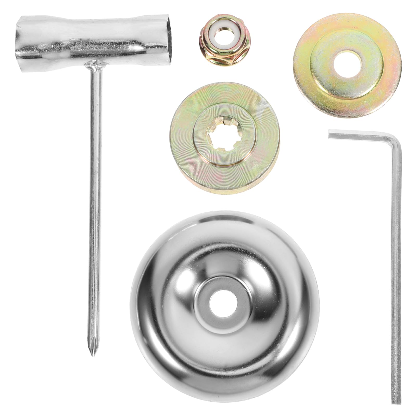 BESPORTBLE 6pcs Blade Adapter Attachment Maintenance Kit for String Trimmers and Brush Cutters Lawn Mower Blade Adapter Tools and Accessories Compatible