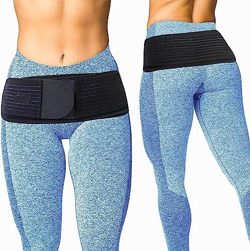Posture Magic Sacroiliac SI Joint Support Belt for Women and Men - Reduce Sciatic, Pelvic, Lower Back and Leg Pain - Stabilize SI Joint (Regular (Hip Size 30-45"))
