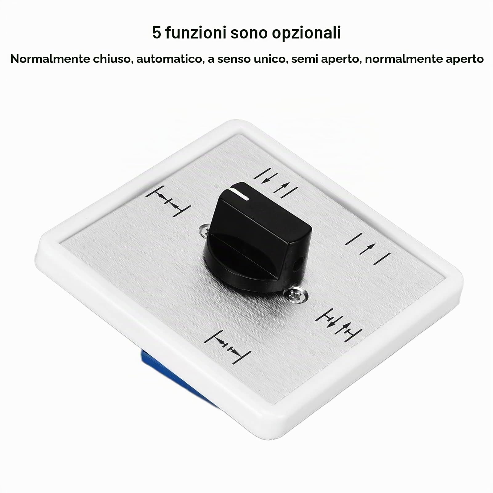 Commutatore rotativo 5 Posizioni Programma Porta Automatica Universale Interruttore a Chiave Commutatore Rotativo Selettore Universale Forniture per la casa