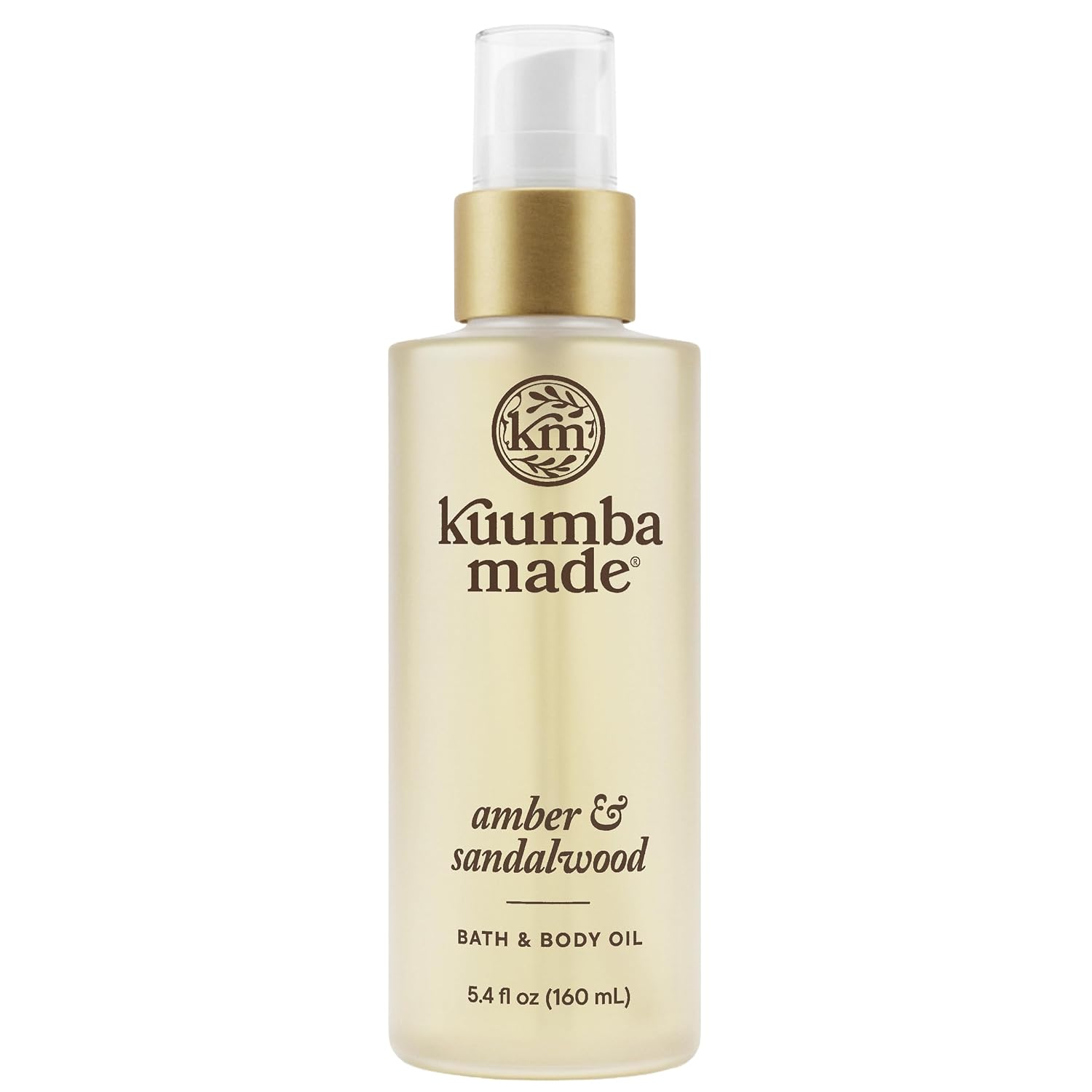 Kuumba Made Amber & Sandalwood Body Oil, Skin & Hair Oil, Vegan, 5.4 Oz