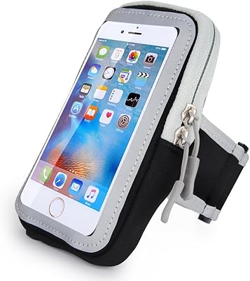 Sport Running Armband Cell Phone Holder for Samsung Galaxy S20 S21 5G S22+ S23+ S10 A54 Google Pixel 6a 4a Pixel 7 6 5 TCL 30 Z iPhone 14 13 12 Pro 11 XR Phone Arm Band Case Pouch Sleeve Bag (Black)