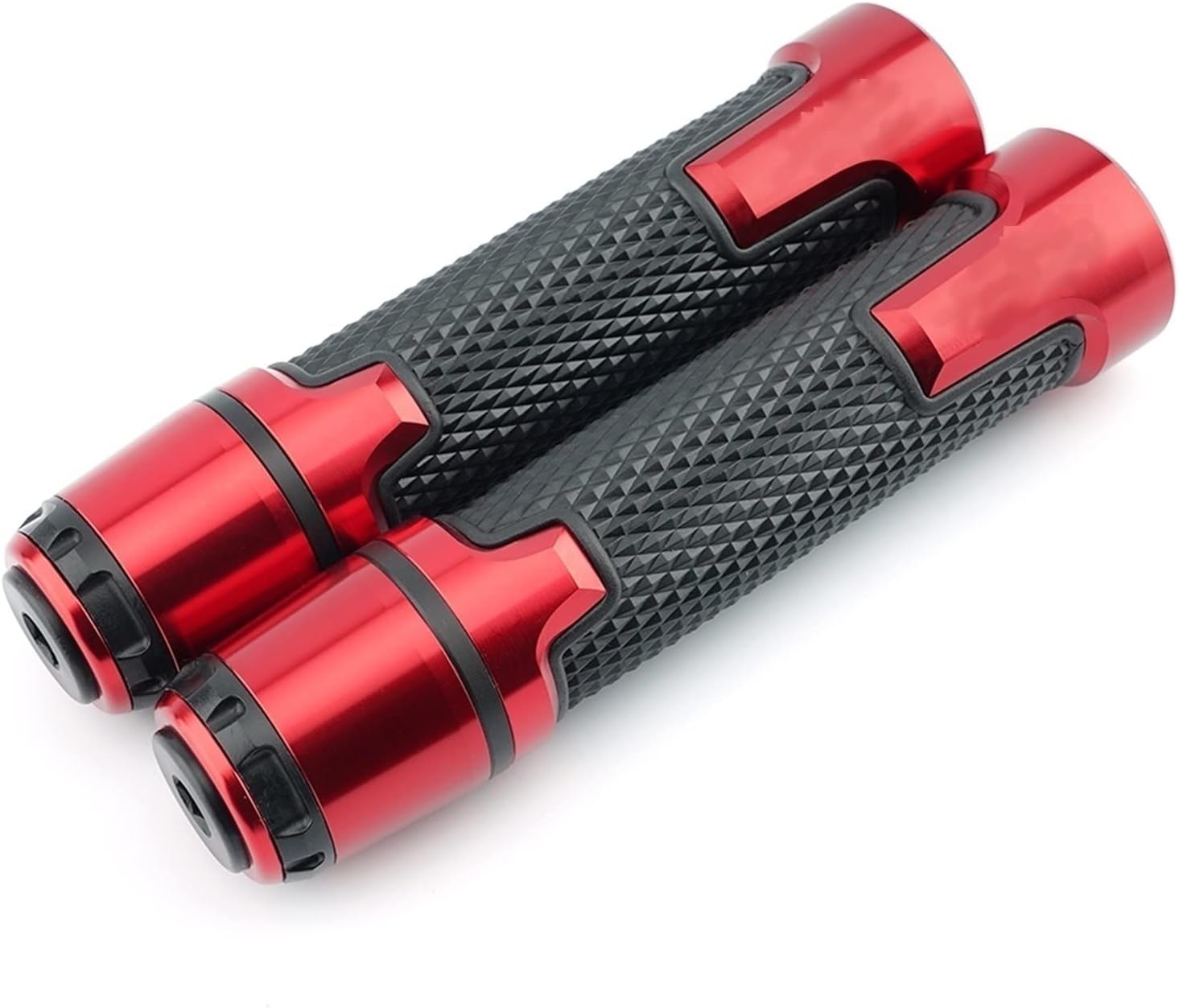 for Kawasaki Ninja 250 400 250R 300R 650R 1000 2006-2021 Motorcycle Handlebar Grips 7/8" 22mm Anti Skid Rubber Grips Caps Plugs Handle Bar Ends (Color : Gold)