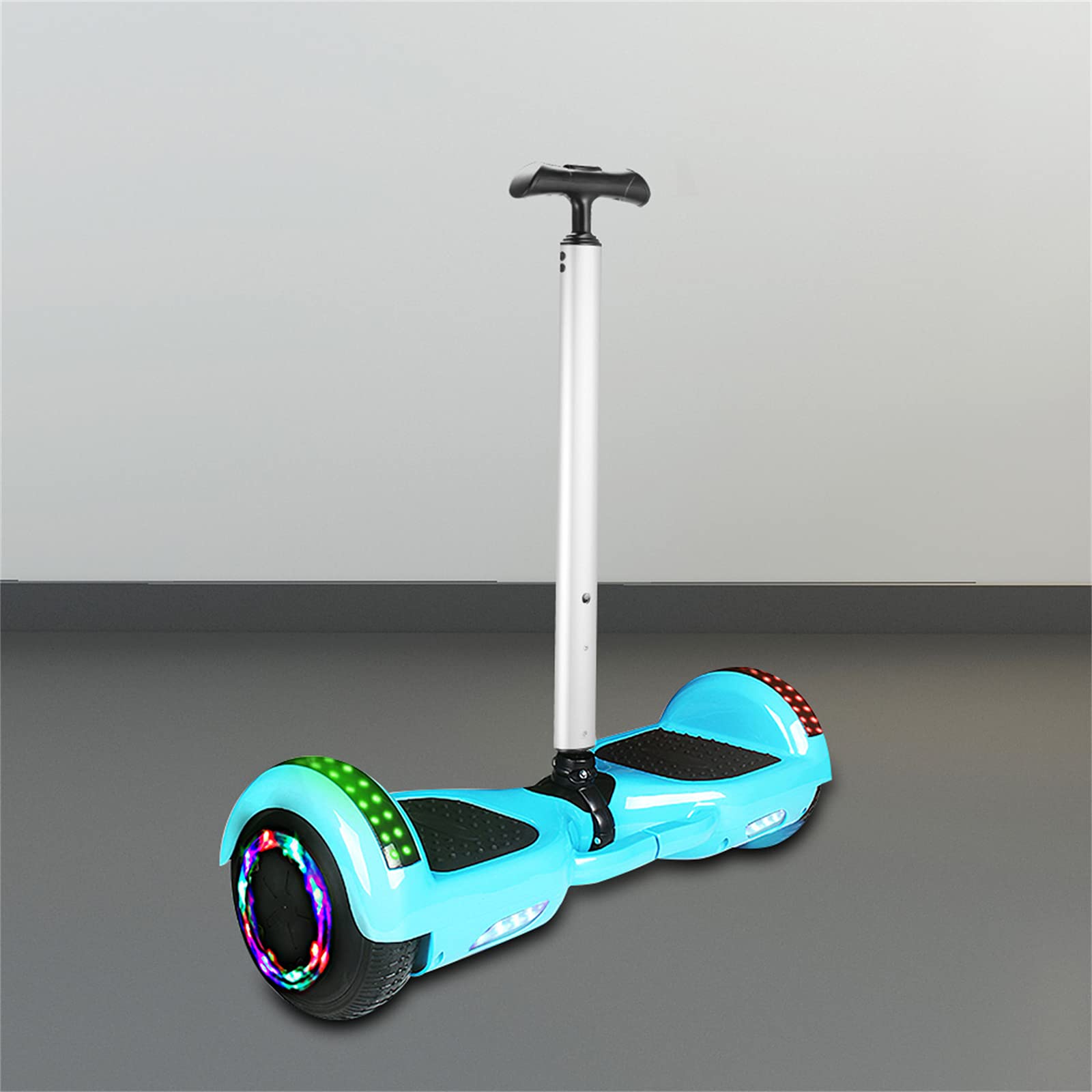 Einstellbare Selbstbalancierende Scooter Hoverboard Lenkerverlängerung Kniestangengriff Armlehne für Scooter 6,5'' 8'' 10'' Teleskop-Design,Black