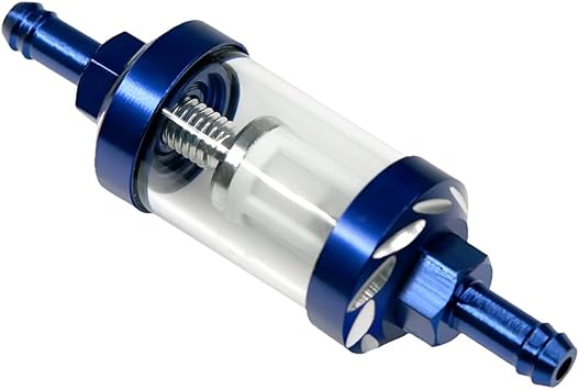 8mm 5/16" Inline Fuel Filters Universal for Motorcycle ATV Dirt bike Classic bikesblue