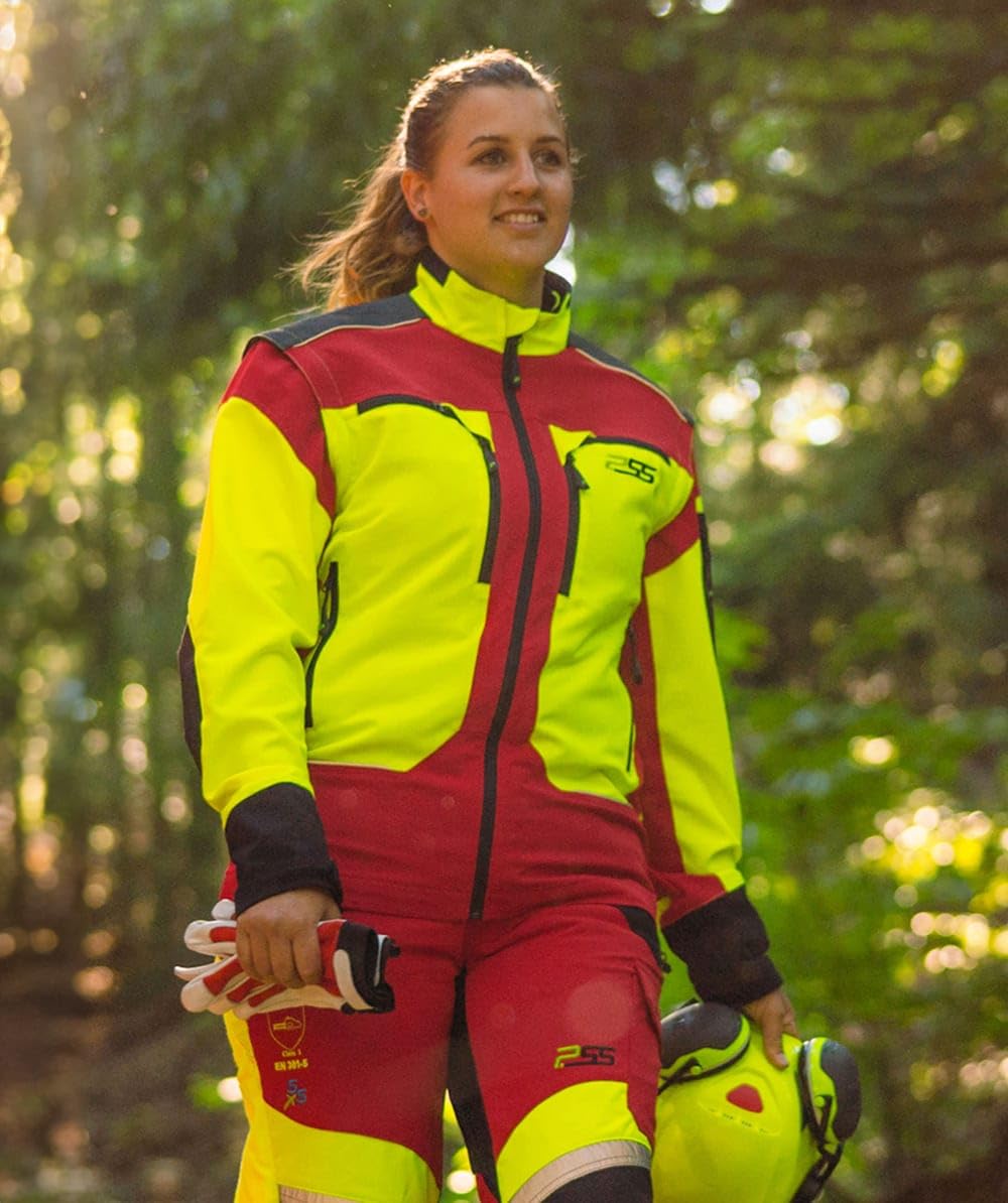 PSS Funktionsjacke X-treme Vario Rot/Gelb Größe 3XL
