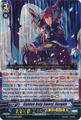 Golden Holy Sword, Gurguit - G-BT10/006EN - RRR - G Booster Set 10: Raging Clash of the Blade Fangs