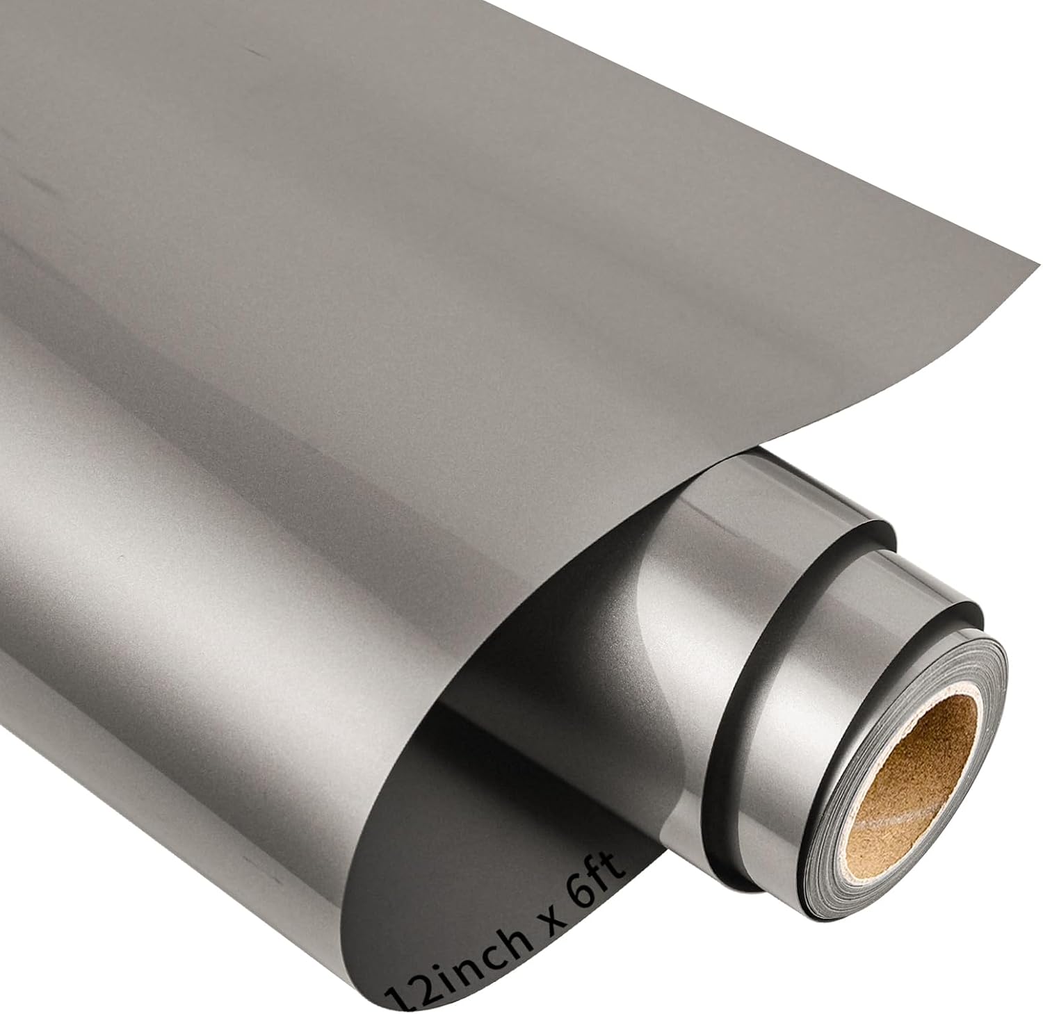 VINYL FROG Matte Metallic Heat Transfer Vinyl Roll 12"x6ft