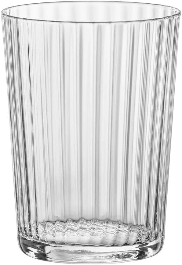 Bormioli Rocco Exclusiva 16.75 oz. Gin Fizz Cocktail Glasses Made with Brilliant Star Glass with Secure Edge Technology for Durability, Made in Italy, Set of 4