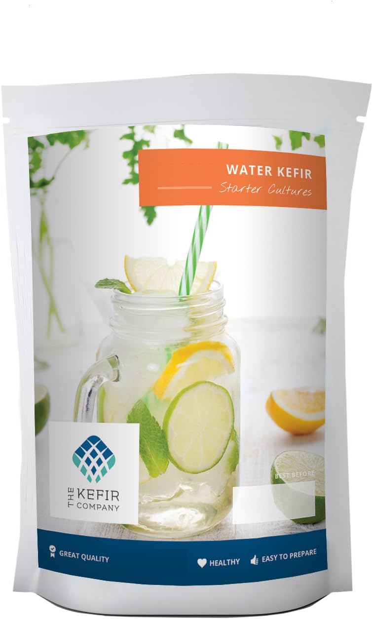 Water Kefir Starter Cultures- 3 Sachets - Make up to 60 litres of Kefir