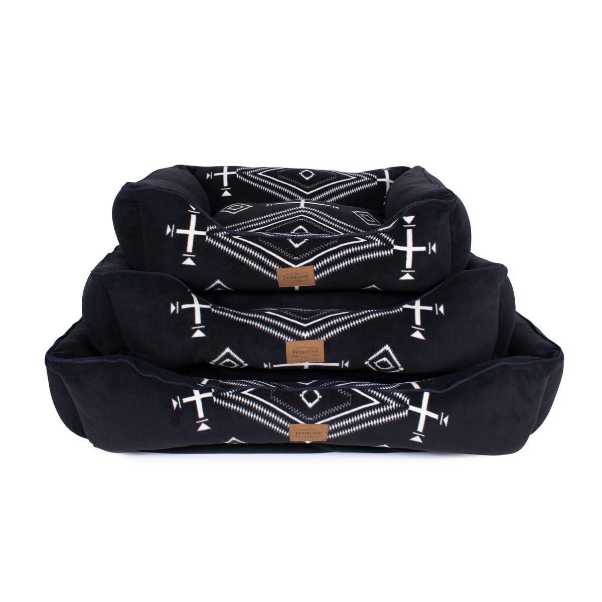 Pendleton Fleece Kuddler Dog Bed - Los Ojos M