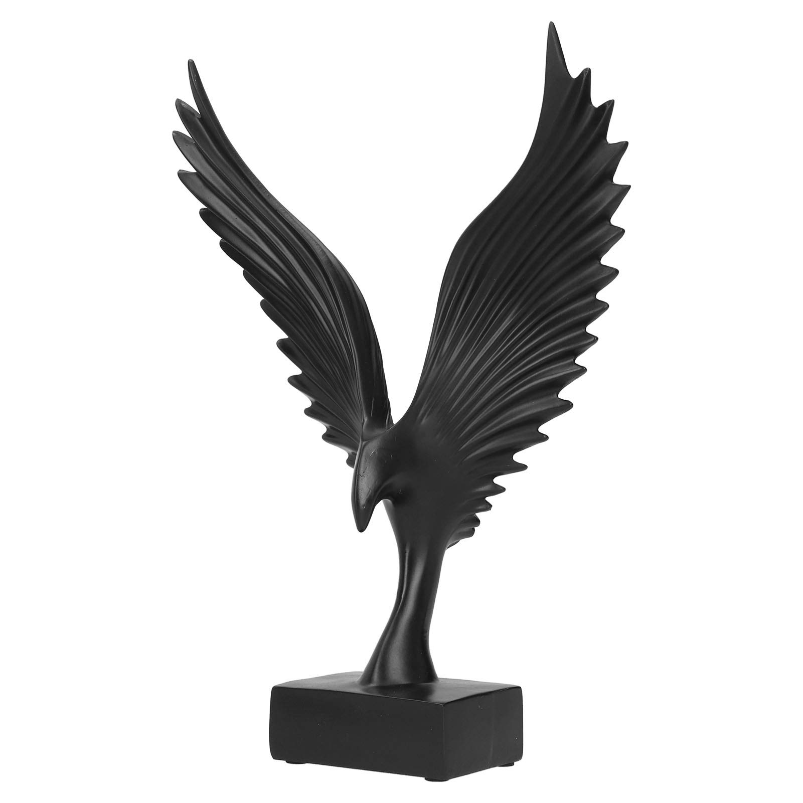 Sculpture d'aile d'ange en résine pour décoration de bureau et salon moderne