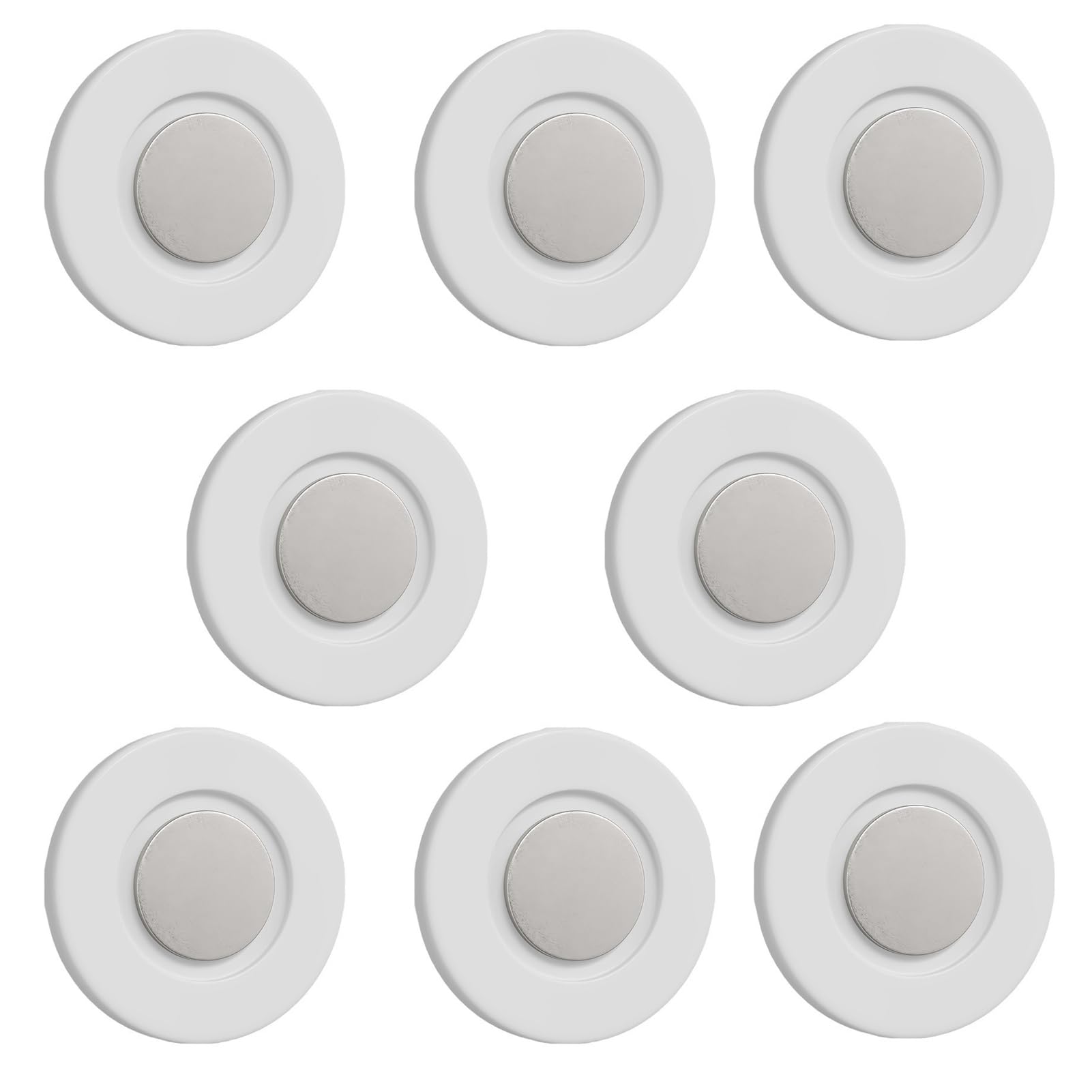 Yixannx 8Pcs Remote Wall Holder Simplify Entertainment Center Setup Magnetic Remote Control Holder Control Wall Mount,