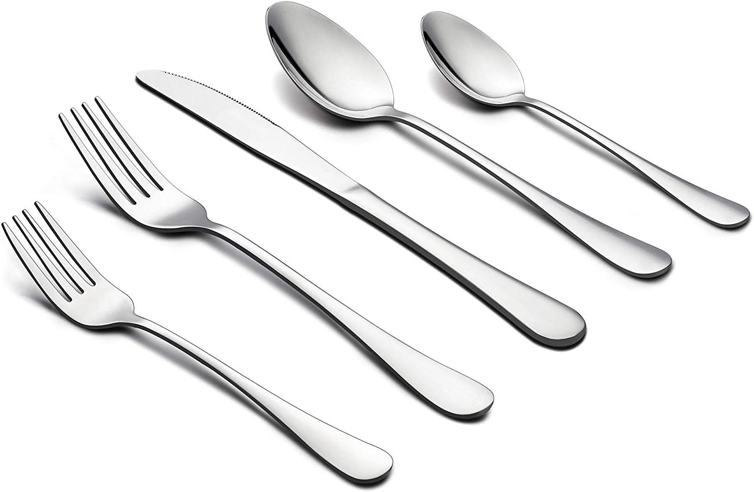 Andier Set Silverware Flatware, Stainless Steel Cutlery