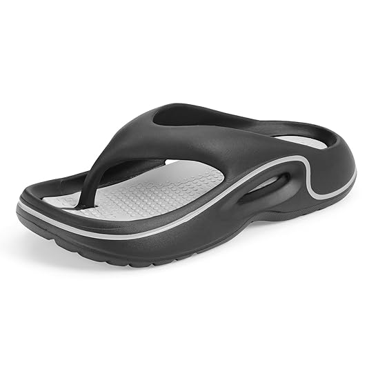 DOCTOR EXTRA SOFT Men's Premium Slippers with Soft Acupressure Foot Massager for Adult | Comfortable & Light Weight| Stylish & Anti-Skid | Casual Waterproof & Everyday Flip Flops for Gents & Boys D-544