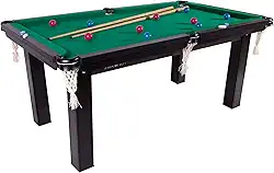 Mesa Sinuca 1,87 x 1,08 Tecido VERDE Procopio tampo MDF + acessórios