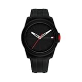 Men's 3-Hand Quartz Watch – Casual Sport Style, Silicone Strap, Water-Resistant to 50 Meters, Everyday Fashion Wristwatch, Gift for Him - 44mm