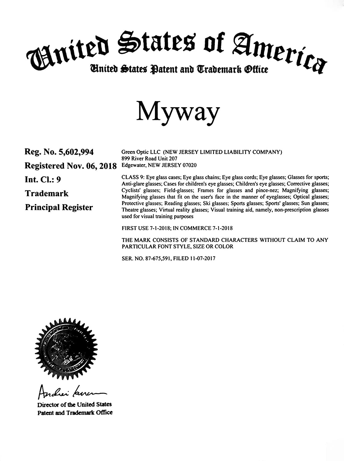 Myway Luksusowe okulary przeciwsłoneczne ze szklanymi soczewkami dla mężczyzn kobiet bieganie wędkarstwo akcesoria do gry w golfa W. Opcja okularów przeciwsłonecznych z polaryzacją, Zielona