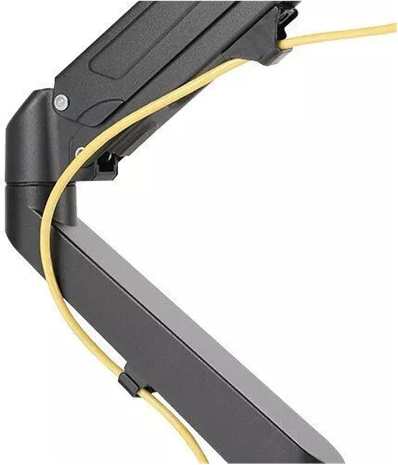 Double Arm TV LCD Monitor Desktop Mounting Bracket Art Rotating Gas Spring