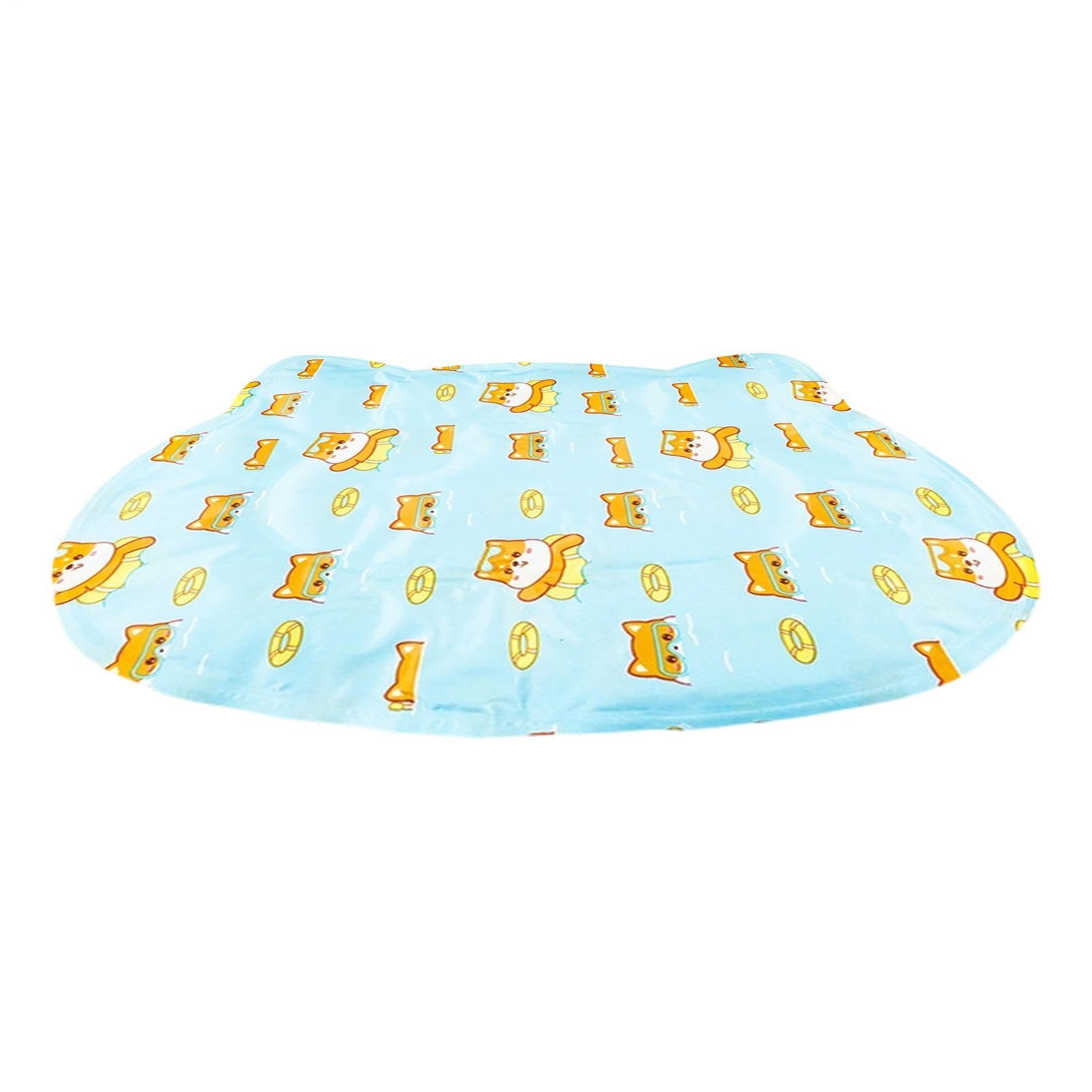 Alfombra de gel refrescante para gatos cojín de descanso estival autorregulable