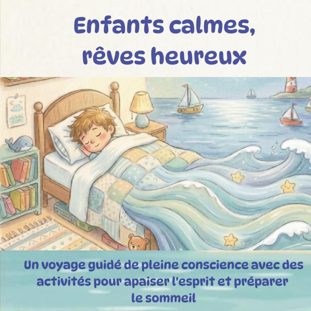 Enfants calmes, rêves heureux: Un voyage guidé de pleine conscience avec des activités pour apaiser l'esprit et préparer le sommeil