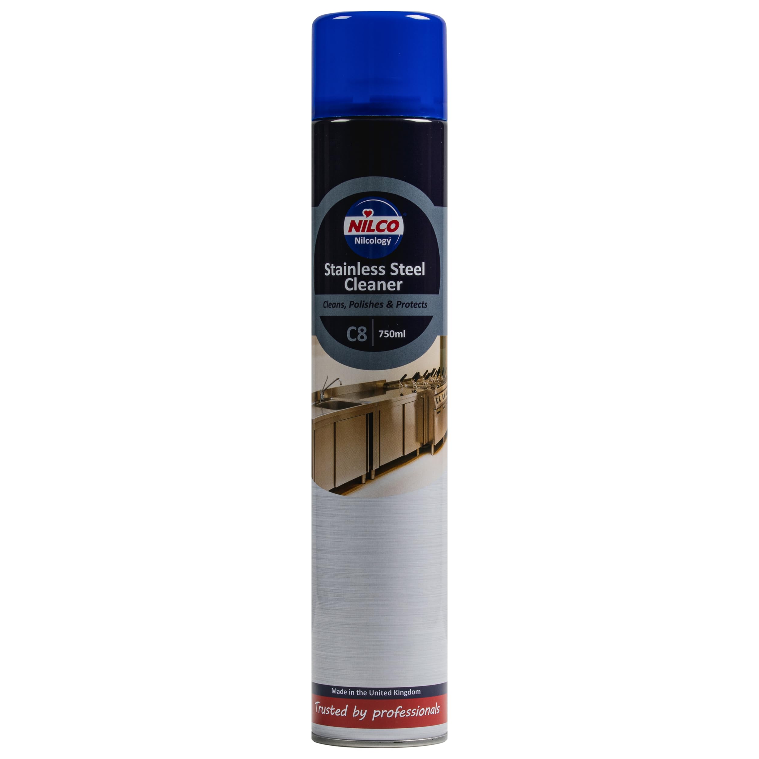Stainless Steel Cleaner 750ml, Powerful Cleaning, Polishing & Protection for a Streak-Free Shine