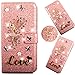 Produktbild Bookstyle Bling Hülle für Huawei P30 Pro,Glitter Diamond Musterg Slim Klassisch Modisch Leder Stand Funktion Kartenfach Magnetverschluss Flip Wallet