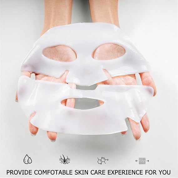 Collagen Face Mask, Bio Collagen Masks Overnight, Korean Skincare, Face Skincare, Hydrating, Sheet Overnight Beauty (5pcs)