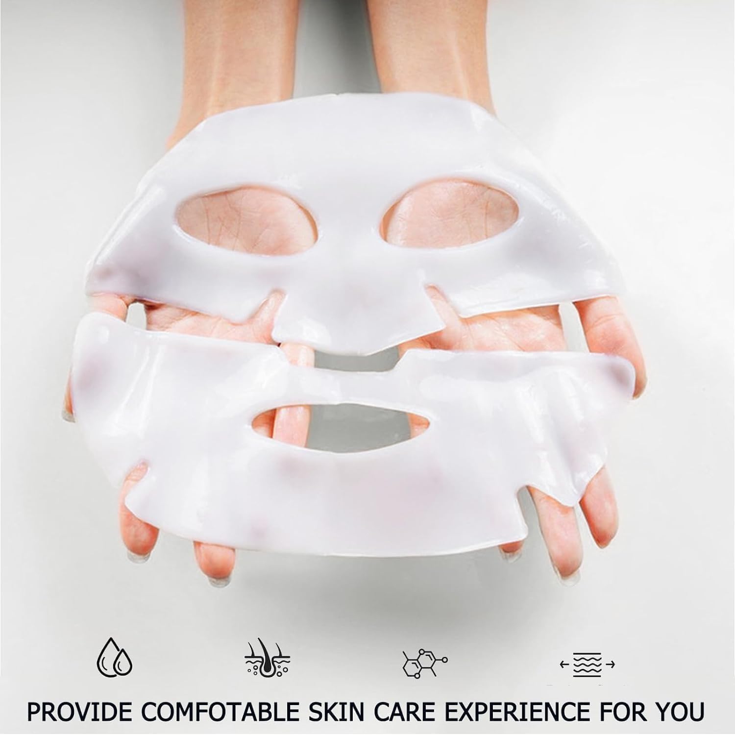 Collagen Face Mask, Bio Collagen Masks Overnight, Korean Skincare, Face Skincare, Hydrating, Sheet Overnight Beauty (5pcs) - Image 3