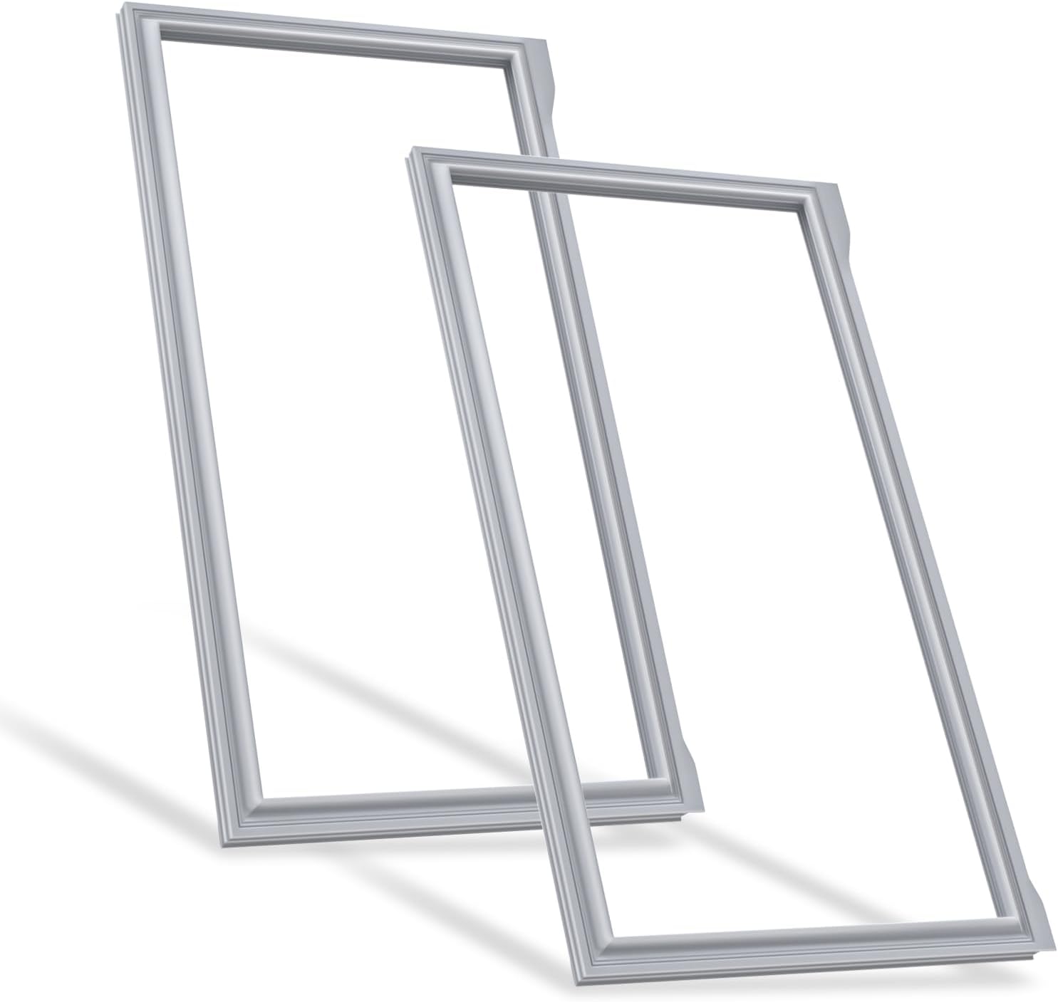 2 Pack Upgraded W10830274 Refrigerator French Door Gasket Part For Maytag Whirlpool Refrigerator Door Gasket Freezer Door Seal Replaces EAP11759518 W10443273 PS11759518 WRX735SDBM02 WRX735SDHZ10