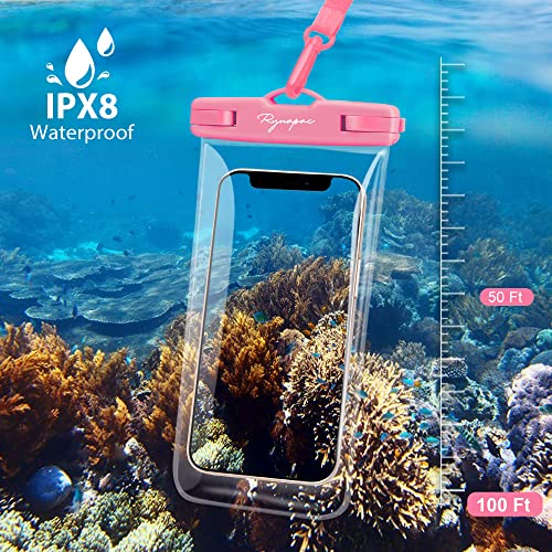 image for Rynapac Waterproof Phone Pouch Bag - 7.5in Water Proof Cell Phone Case