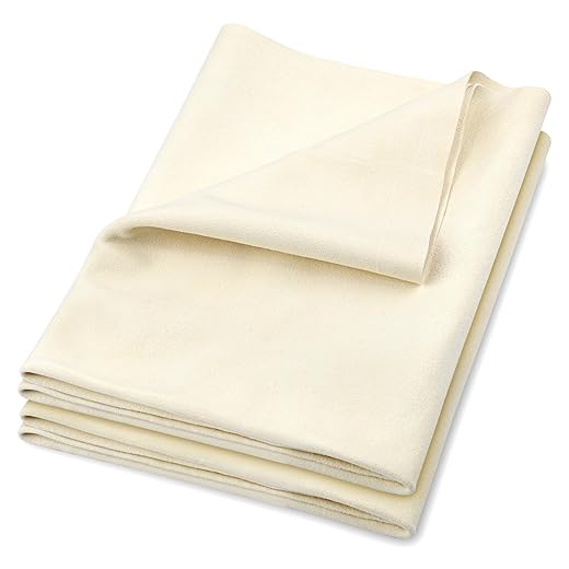 2 Pack Chamois Towel for Car, 25” X 16” Shammy Cloth for Car Drying, Super Absorbent Car Shammy, Soft & Non-Scratch Chamois Cloth for Car Wash, Mirrors, Glass, Bathroom, Pets