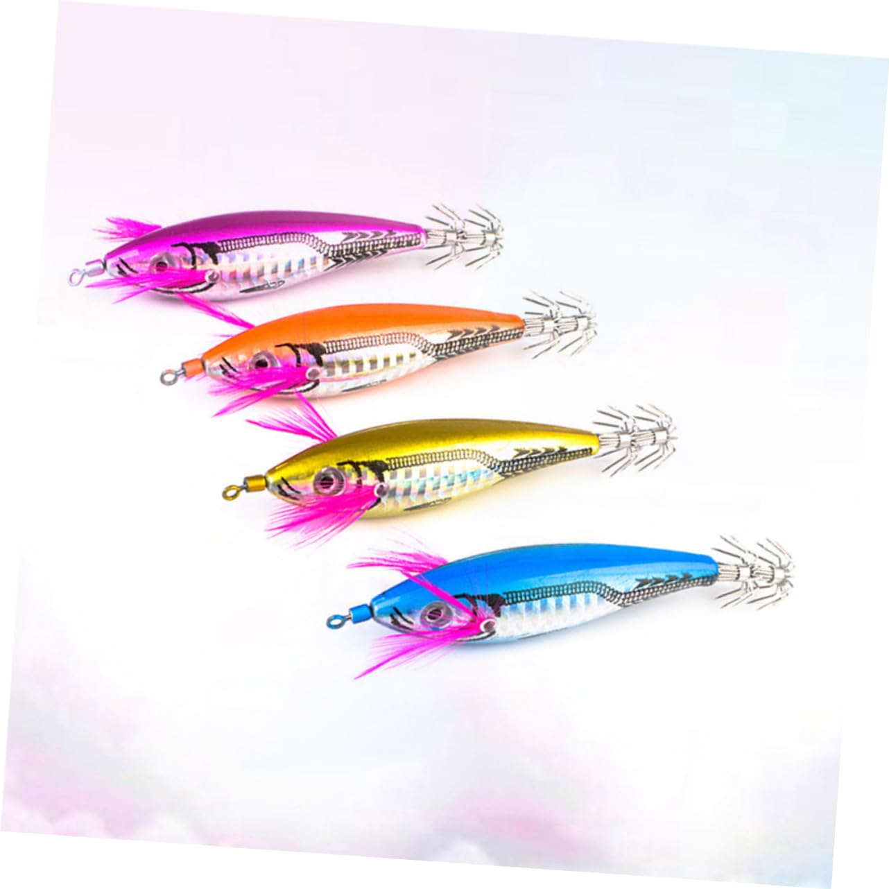 SUPVOX 12pezzi Esche Artificiale Bait Per Pesca All Aperto Accessori Di Pesca Leggeri e Resistenti e Per Amici