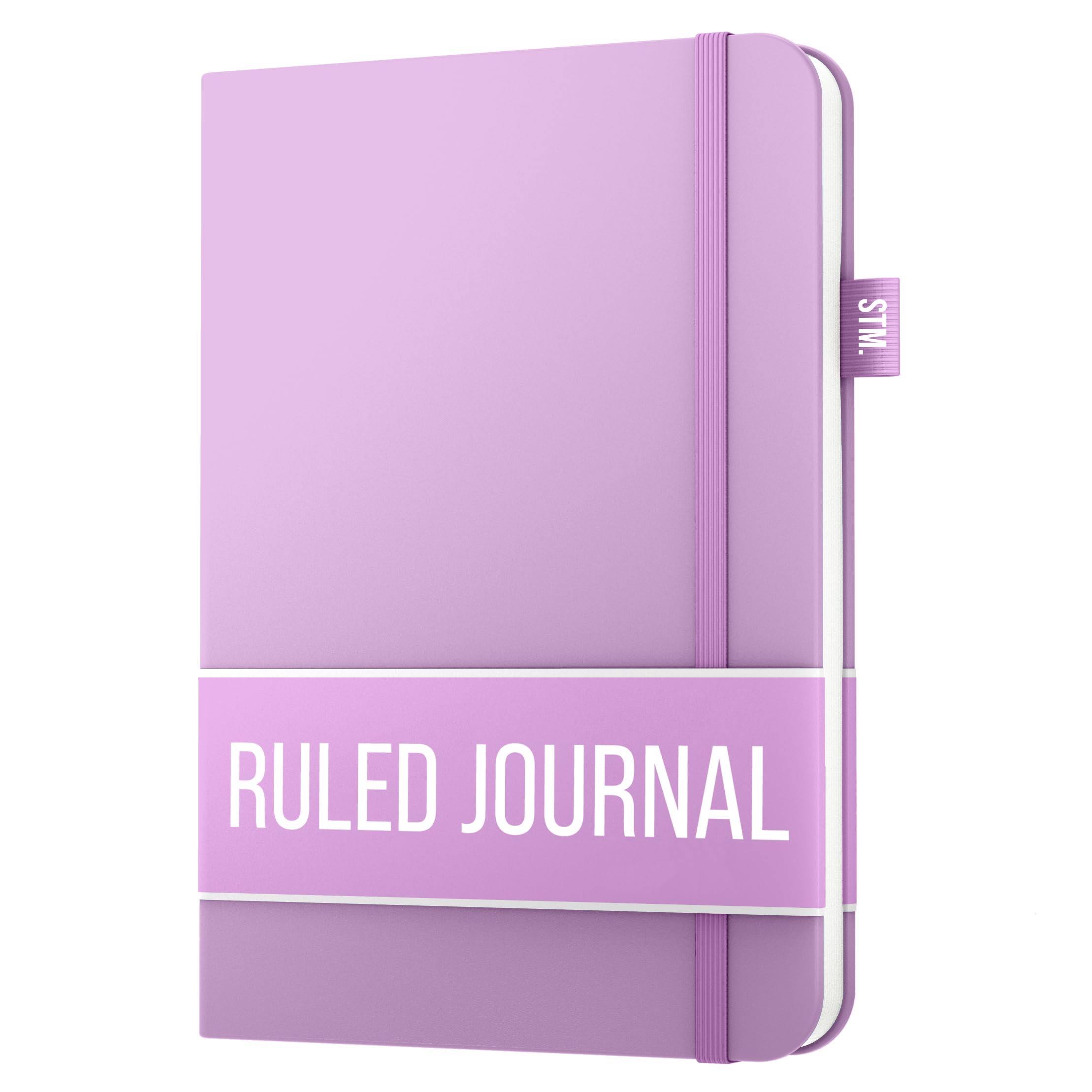 Lined Journal Notebook for writing | Ruled 150 pages, 120gsm Thick Paper with Sticky Notes,pen loop, elastic band, leather hard cover | Scribbles That Matter A5 journals for writing, 5.75x8.2 inches