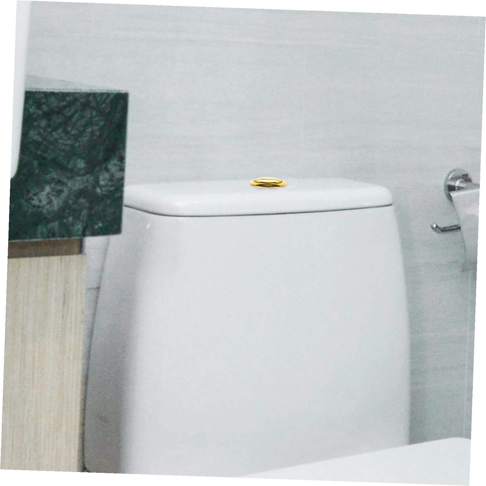 Botón Pulsador Doble Descarga para Cisterna WC Accesorio Repuesto Fácil Instalación Diseño Resistente Ahorro Agua Compatible Inodoro Estándar Botón Redondo