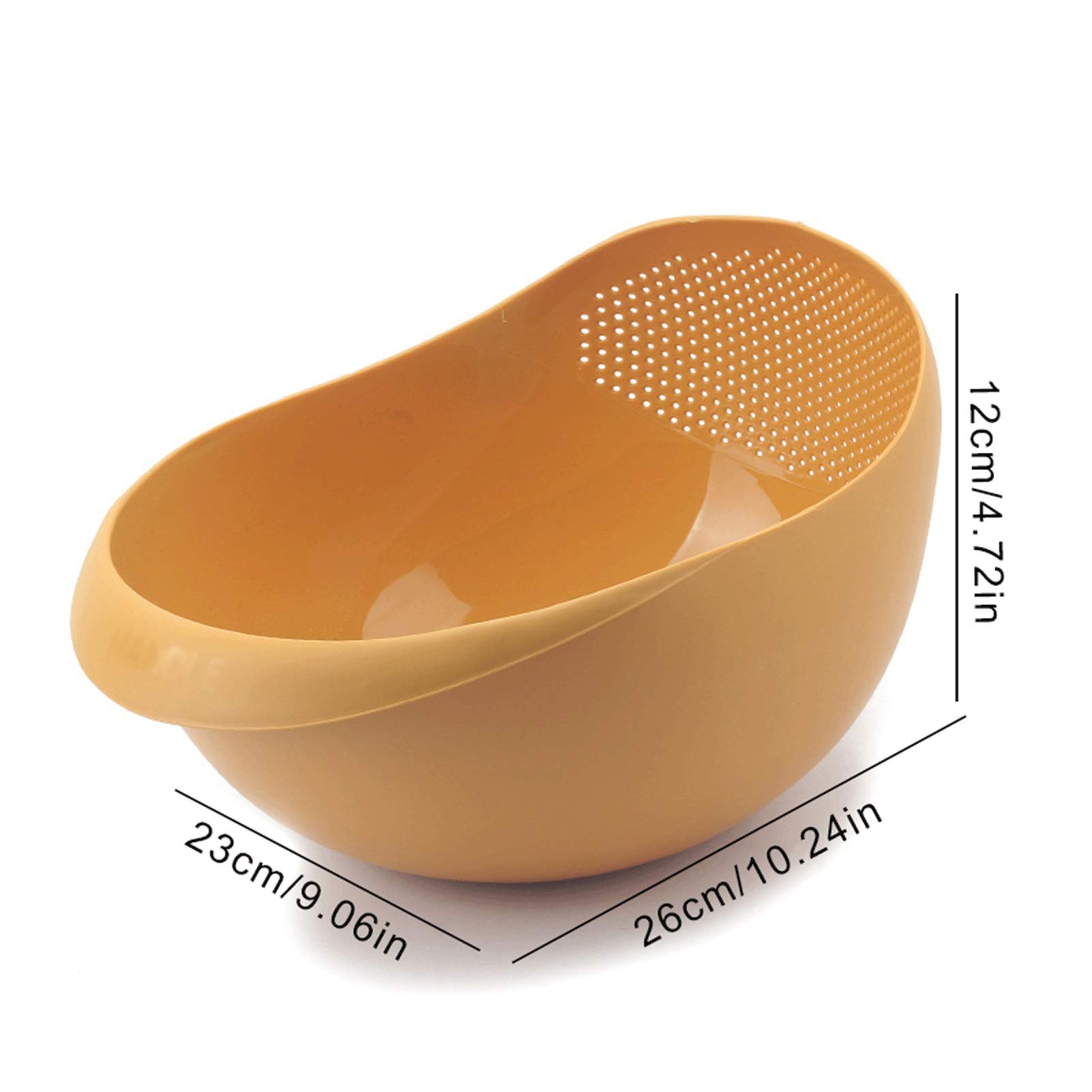 Cesta de colador Columnía de lavado de arroz/canasta Baneta de lavado de plástico grande y grueso for lavar frutas verduras Cestas de almacenamiento de fideos Placa de fruta Cesta de colador de cocina