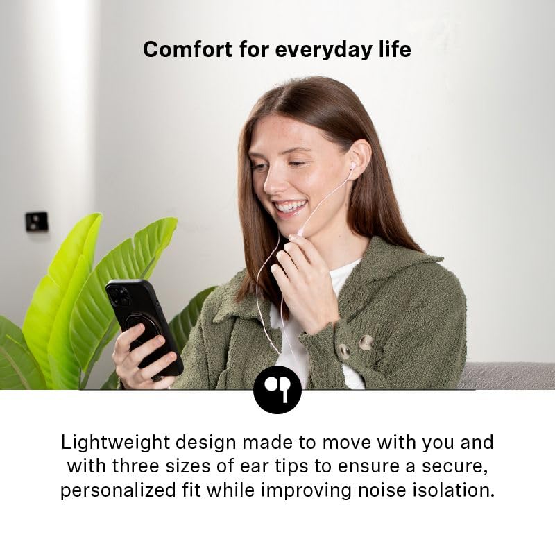 Image of Sennheiser CX 80U Wired in-Ear Earphones with in-Line Microphone, One Button Smart Control, Lightweight Design, USB Type-C, 3 Ear Tip Sizes, 1Y Warranty, Voice Control, White