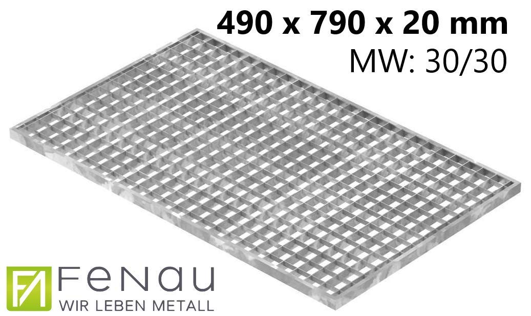 Fenau | Grate-Window 500 x 800 x 23 mm for grid height of 20