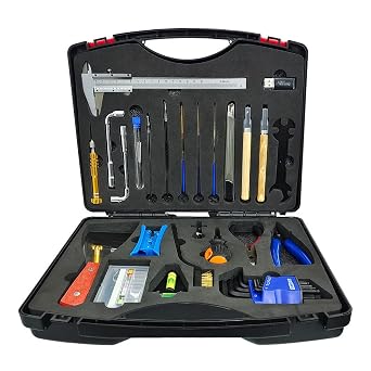 55 Pcs 3D Print Tool Kit Box 2.0 with Cutting Tool, Cleaning Needles, Utility Knife,Screwdriver,Carving Knife,Tweezers,Flat File,Allen Wrench,Shovel,Metal Caliper, Model Tools