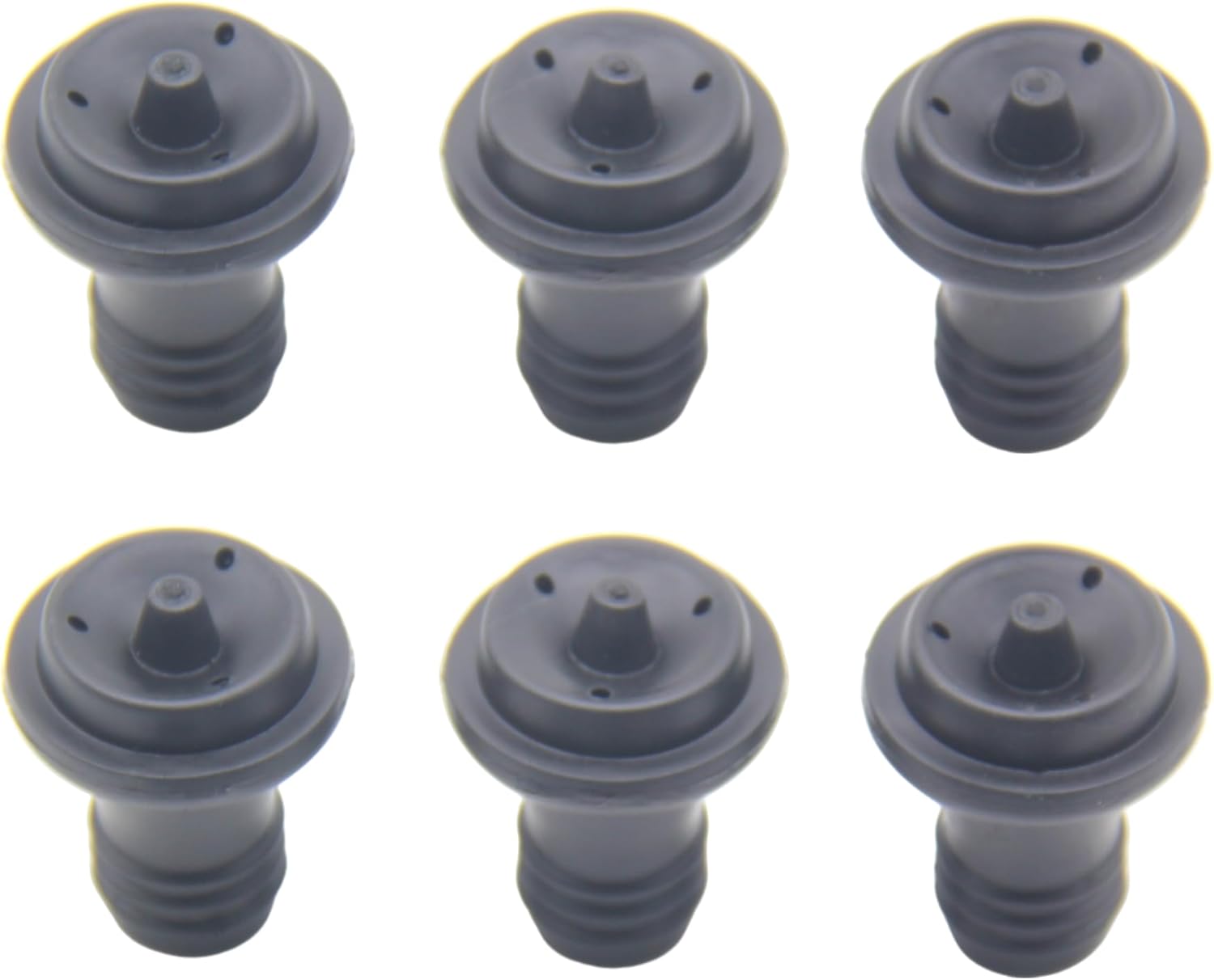 JIUDANI Wine Saver Vacuum Stoppers Pack of 6 Rubber Wine Stoppers, for