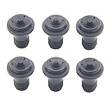 Wine Saver Vacuum Stoppers Pack of 6 Rubber Wine Stoppers, for Wine Saver Vacuum Pump Preserver, Bottle Rubber Corks to Preserve Wine Flavor Best Wine Air Vacuum Stoppers To Keep Wine Fresh