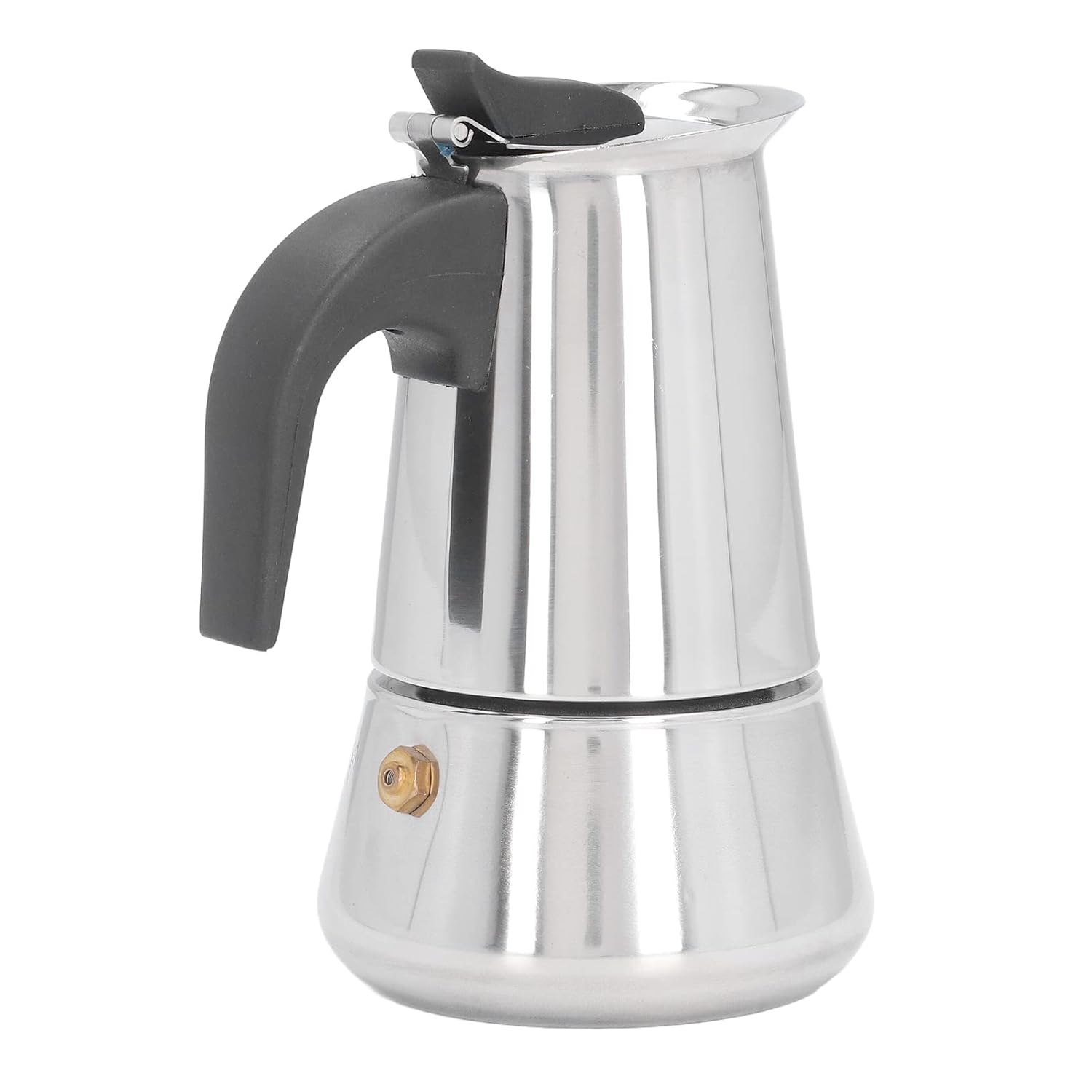 Stovetop Coffee Maker, Drip Type Stainless Steel Safety Valve Moka Pot