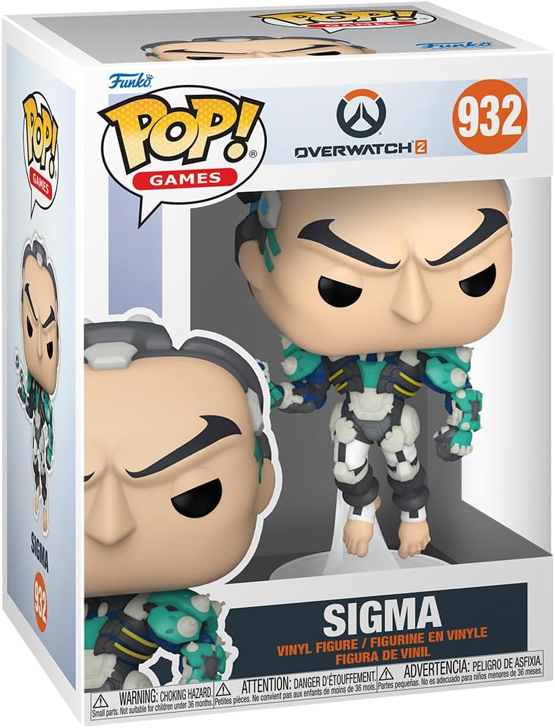 Pop! Games: OverWatch 2 Sigma - Overwatch - Collectable Vinyl Figure - Gift Idea - Official Merchandise - Toys for Kids & Adults - Video Games Fans - Model Figure for Collectors and Display