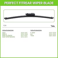 Vista 37 de PARRATI® 12 Inch Rear Wiper Blade Replacement for 2001-2012 2019-2023 Toyota RAV4 2001-2019 Highlander/2011-2024 Dodge Durango 2009-2022
