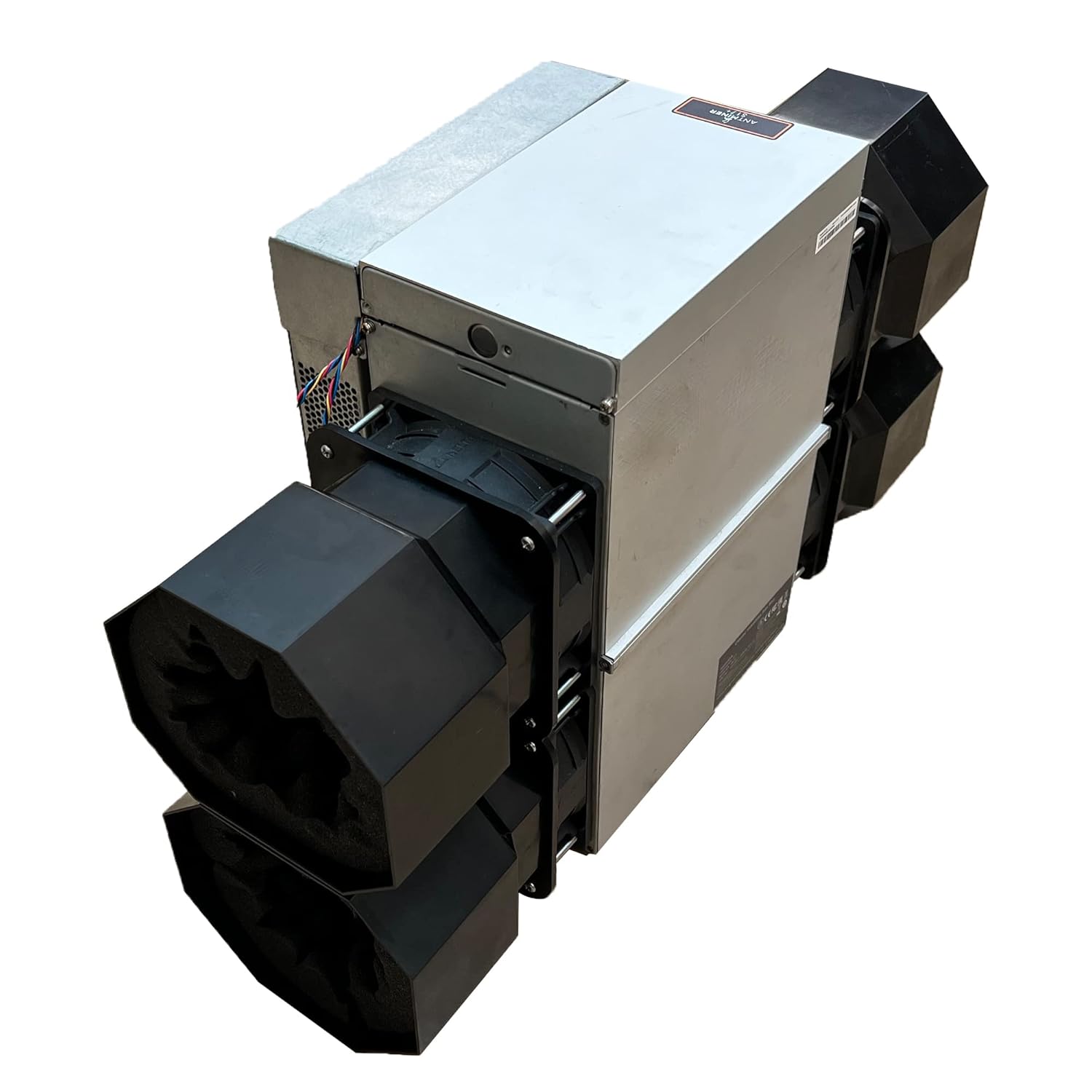 Antminer S19 T19 S17 T17 Noise Reduce Duct Fan 120mm Foam Sound Reducer Shroud Gasket USA Made (1)