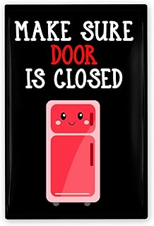 Make Sure Door Is Closed Cute Kawaii Refrigerator Alert Magnet Pick Your Color Fridge