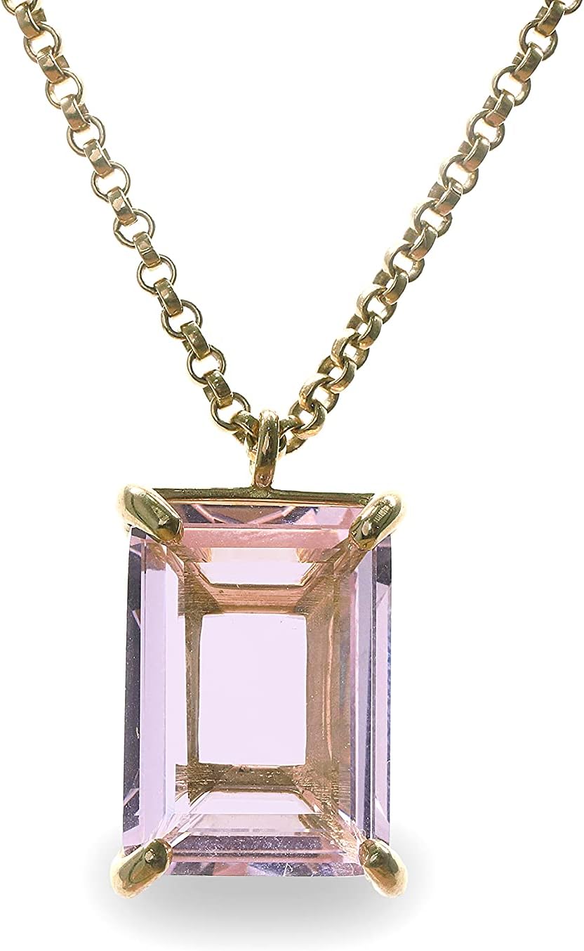 Rose Quartz Necklace - Pretty Pendant Necklace for Women - Handcrafted Fashion Necklaces, Everyday Jewelry Necklace - Love Crystal Jewelry - Image 6