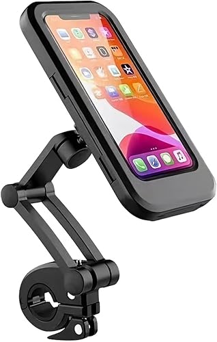Miniatura 6 de Soporte de teléfono para motocicleta, impermeable, soporte magnético para teléfono de bicicleta, base móvil resistente 360, protección antirrobo