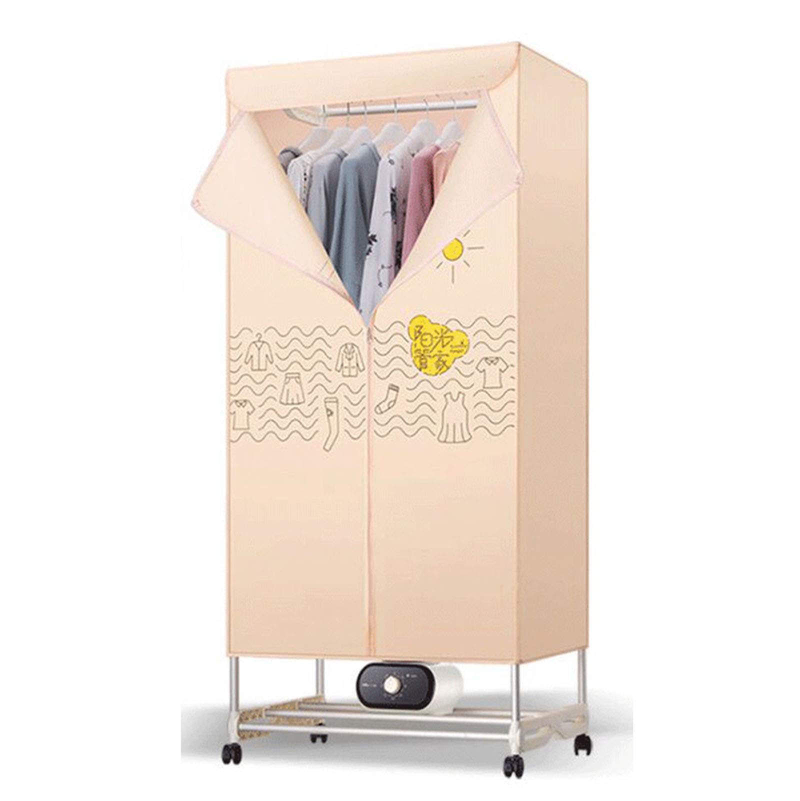 Étendoir électrique portable bleu pour sécher le linge en appartement