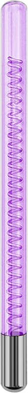 Tubo de vidro roxo com pente vermelho para aparelho de alta frequência Elitzia ETJX006AS, tungstênio